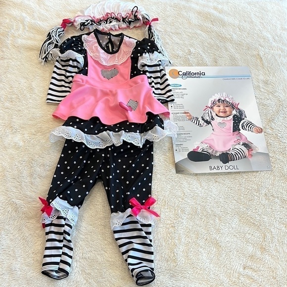 Baby Rag Doll Costume 12-18 months NEW - Picture 1 of 8